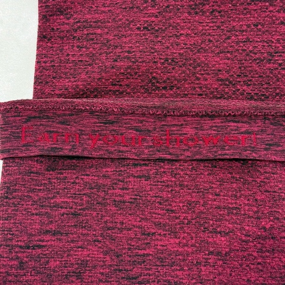 Lululemon Swiftly Tech Racerback Tank Top Black True Red Size 6 Athleisure - Picture 9 of 11